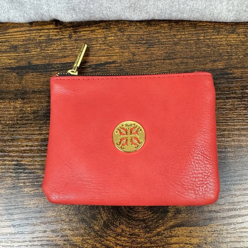 Rustic Cuff Red w/Gold RC Logo Zipper Closure‎ Storage Makeup Bag